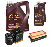 Denckermann Controllo Set mannol Elite 5W-40 7L per Peugeot 807 2.2 HDI