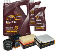 DENCKERMANN Controllo Set MANNOL Elite 5W-40 7L Per Renault Clio Grandtour