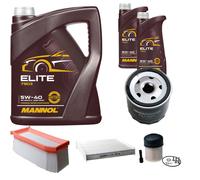 DENCKERMANN Controllo Set MANNOL Elite 5W-40 7L Per Renault Clio IV