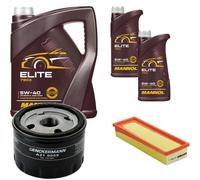 DENCKERMANN Controllo Set MANNOL Elite 5W-40 7L Per Renault Kangoo 1.4 Clio