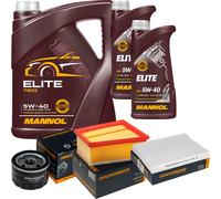 DENCKERMANN Controllo Set MANNOL Elite 5W-40 7L Per Renault Kangoo 1.6 16V
