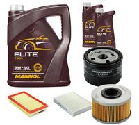 DENCKERMANN Controllo Set MANNOL Elite 5W-40 7L Per Renault Kangoo Express D