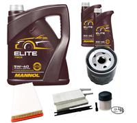 DENCKERMANN Controllo Set MANNOL Elite 5W-40 7L Per Renault Kangoo/Grand 1.5