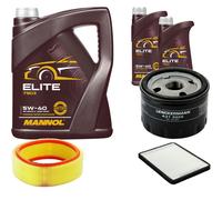 DENCKERMANN Controllo Set MANNOL Elite 5W-40 7L Per Renault Megane I 1.4 E