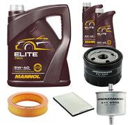 DENCKERMANN Controllo Set MANNOL Elite 5W-40 7L Per Renault Megane I 1.4 E