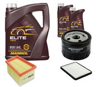 DENCKERMANN Controllo Set MANNOL Elite 5W-40 7L Per Renault Megane I 1.6 16V