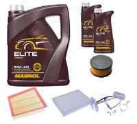 DENCKERMANN Controllo Set MANNOL Elite 5W-40 7L Per Renault Megane IV 1.2