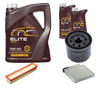 DENCKERMANN Controllo Set MANNOL Elite 5W-40 7L Per Renault Twingo II 1.2