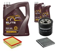 DENCKERMANN Controllo Set MANNOL Elite 5W-40 7L Per Renault Vel Satis 3.5 V6