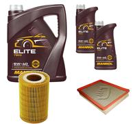DENCKERMANN Controllo Set MANNOL Elite 5W-40 7L Per Saab 9-3 2.2 TiD