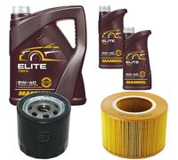 DENCKERMANN Controllo Set MANNOL Elite 5W-40 7L Per Saab 9-5 Kombi 2.0 T 2.3