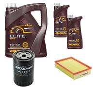 Denckermann Controllo Set mannol Elite 5W-40 7L per Seat Toledo Io 1.9