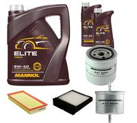 DENCKERMANN Controllo Set MANNOL Elite 5W-40 7L Per Volvo V40 Kombi 1.8 2.0