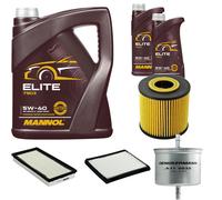 DENCKERMANN Controllo Set MANNOL Elite 5W-40 7L Per Volvo V40 Kombi 2.0 T
