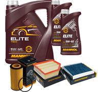 DENCKERMANN Controllo Set MANNOL Elite 5W-40 7L Per Volvo V70 II 2.4 D5 XC70