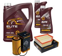 DENCKERMANN Controllo Set MANNOL Elite 5W-40 7L Per Volvo V70 II 2.4 D5 XC70