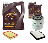 DENCKERMANN Controllo Set MANNOL Elite 5W-40 7L Per Volvo V90 Kombi S90