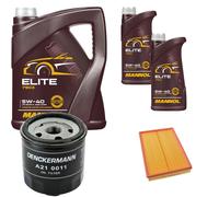 DENCKERMANN Controllo Set MANNOL Elite 5W-40 7L Per VW Fox 1.4