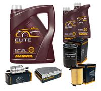 DENCKERMANN Controllo Set MANNOL Elite 5W-40 7L Per VW Golf VI 1.6 Audi A3