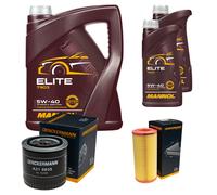 DENCKERMANN Controllo Set MANNOL Elite 5W-40 7L Per VW Lupo 1.7 SDI Polo 1.9