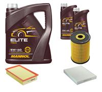 DENCKERMANN Controllo Set MANNOL Elite 5W-40 7L Per VW Multivan V 3.2 V6