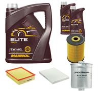 Denckermann Controllo Set mannol Elite 5W-40 7L per VW Passat Variant 2.3