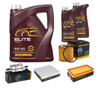 DENCKERMANN Controllo Set MANNOL Elite 5W-40 7L Per VW Polo 1.2 12V Seat