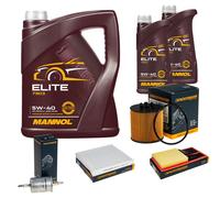 DENCKERMANN Controllo Set MANNOL Elite 5W-40 7L Per VW Polo 1.6 16V Seat
