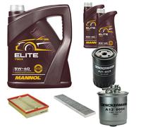 DENCKERMANN Controllo Set MANNOL Elite 5W-40 7L Per VW Sharan 1.9 TDI
