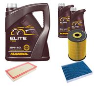 DENCKERMANN Controllo Set MANNOL Elite 5W-40 7L Per VW Touareg 3.6 V6 FSI