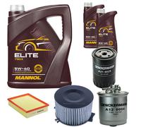 DENCKERMANN Controllo Set MANNOL Elite 5W-40 7L Per VW Transporter IV Kasten