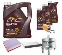 Denckermann Controllo Set mannol Elite 5W-40 8L per Audi A1 Sportback S1