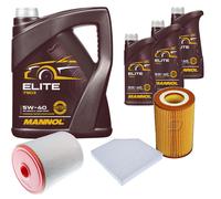 DENCKERMANN Controllo Set MANNOL Elite 5W-40 8L Per Audi A6 2.8 FSI