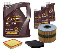 DENCKERMANN Controllo Set MANNOL Elite 5W-40 8L Per Audi A8 4.2 Quattro 3.7