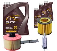 DENCKERMANN Controllo Set MANNOL Elite 5W-40 8L Per BMW 3 Serie 325i 330i