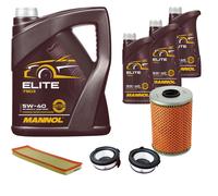 DENCKERMANN Controllo Set MANNOL Elite 5W-40 8L Per BMW 3 Serie 325td 325tds