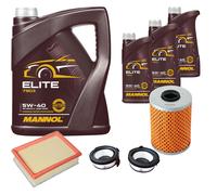 DENCKERMANN Controllo Set MANNOL Elite 5W-40 8L Per BMW 3er Cabriolet 328i