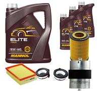 DENCKERMANN Controllo Set MANNOL Elite 5W-40 8L Per BMW 3er Cabriolet 328i