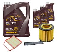 DENCKERMANN Controllo Set MANNOL Elite 5W-40 8L Per BMW 3er Coupe 335i