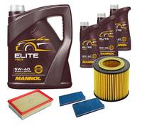 DENCKERMANN Controllo Set MANNOL Elite 5W-40 8L Per BMW 7 Serie 730i Li