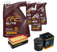 Denckermann Controllo Set mannol Elite 5W-40 8L per Citroën C5 II (Break