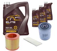 DENCKERMANN Controllo Set MANNOL Elite 5W-40 8L Per Fiat Ducato