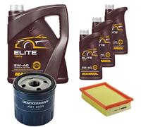 DENCKERMANN Controllo Set MANNOL Elite 5W-40 8L Per Fiat Marea Weekend 1.9