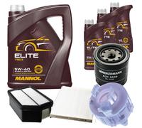Denckermann Controllo Set mannol Elite 5W-40 8L per Hyundai IX35 2.0 per Kia