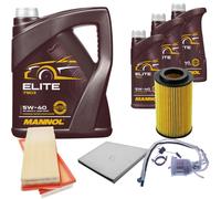 DENCKERMANN Controllo Set MANNOL Elite 5W-40 8L Per Mercedes-Benz E-Klasse