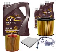 DENCKERMANN Controllo Set MANNOL Elite 5W-40 8L Per Mercedes-Benz E-Klasse
