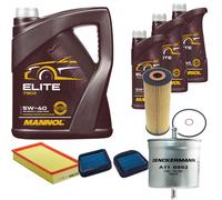 DENCKERMANN Controllo Set MANNOL Elite 5W-40 8L Per Mercedes-Benz E-Klasse