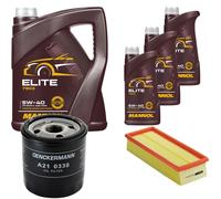 DENCKERMANN Controllo Set MANNOL Elite 5W-40 8L Per MG Rover 25 1.4 16V 200