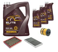DENCKERMANN Controllo Set MANNOL Elite 5W-40 8L Per Opel Vectra C Caravan