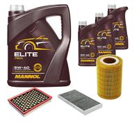 Denckermann Controllo Set mannol Elite 5W-40 8L per Opel Vectra C Roulette